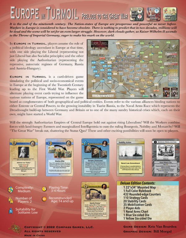 Europe in Turmoil: Prelude to The Great War, Deluxe Edition
