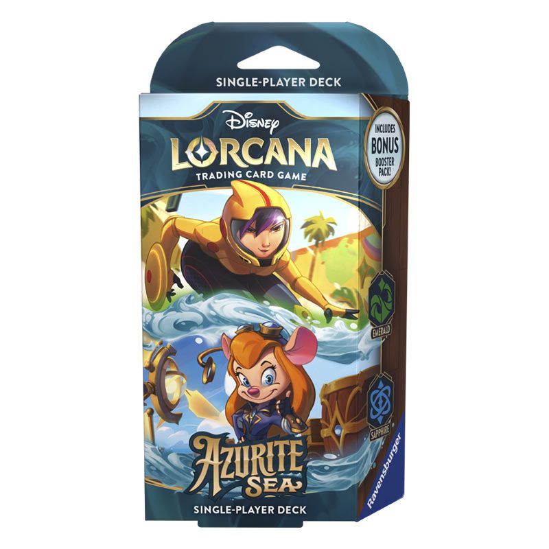 Lorcana: Azurite Sea mazo de inicio Esmeralda/Safiro