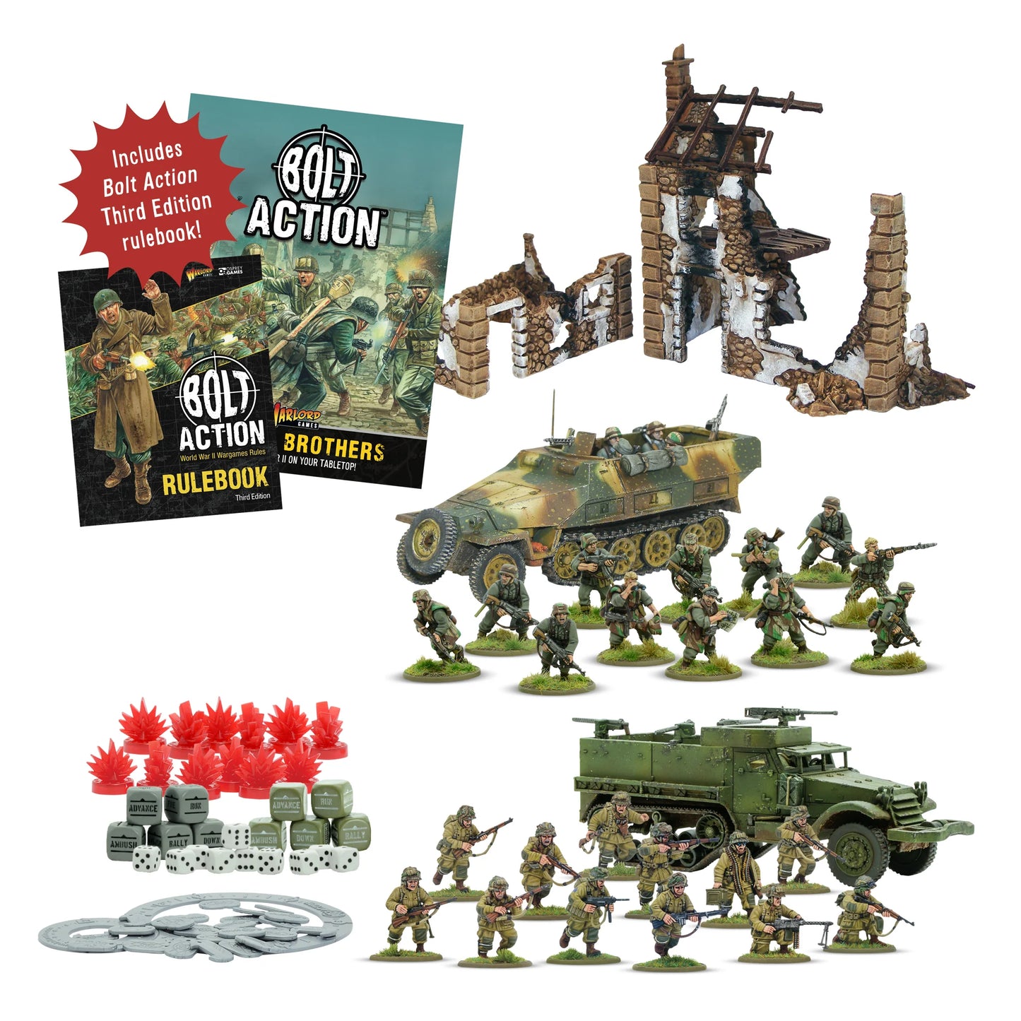 Bolt Action Band of Brothers Starter Set - Spanish