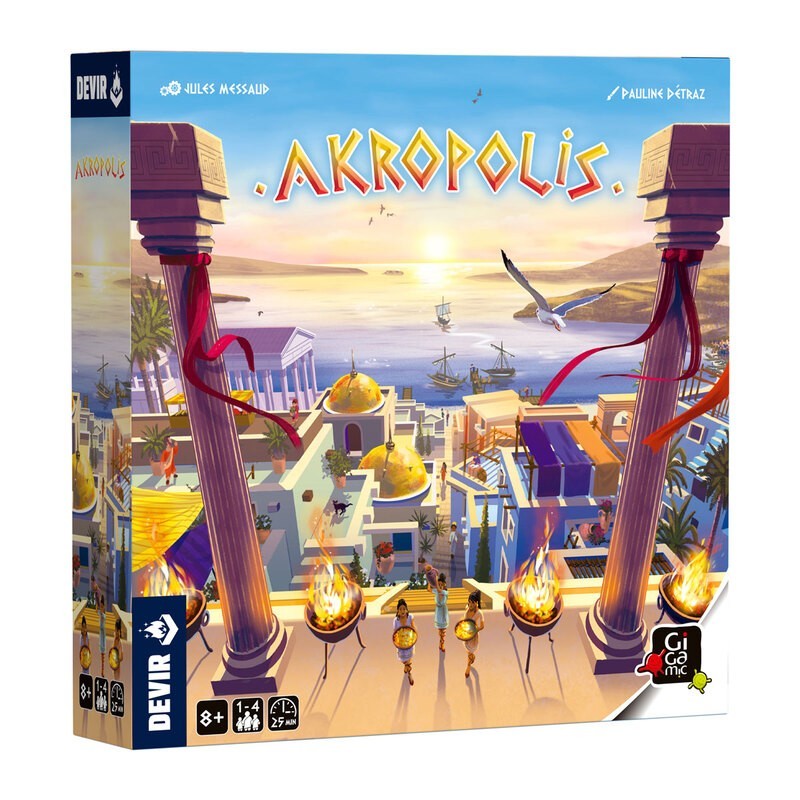 Akropolis Devir juego de mesa