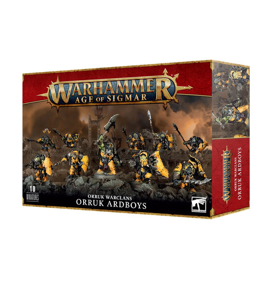 Warhammer Age of Sigmar Orruk Warclans Orruk Ardboyz