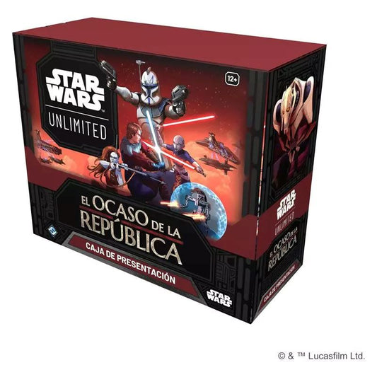 Star Wars Unlimited: El Ocaso de la República Caja de Presentación
