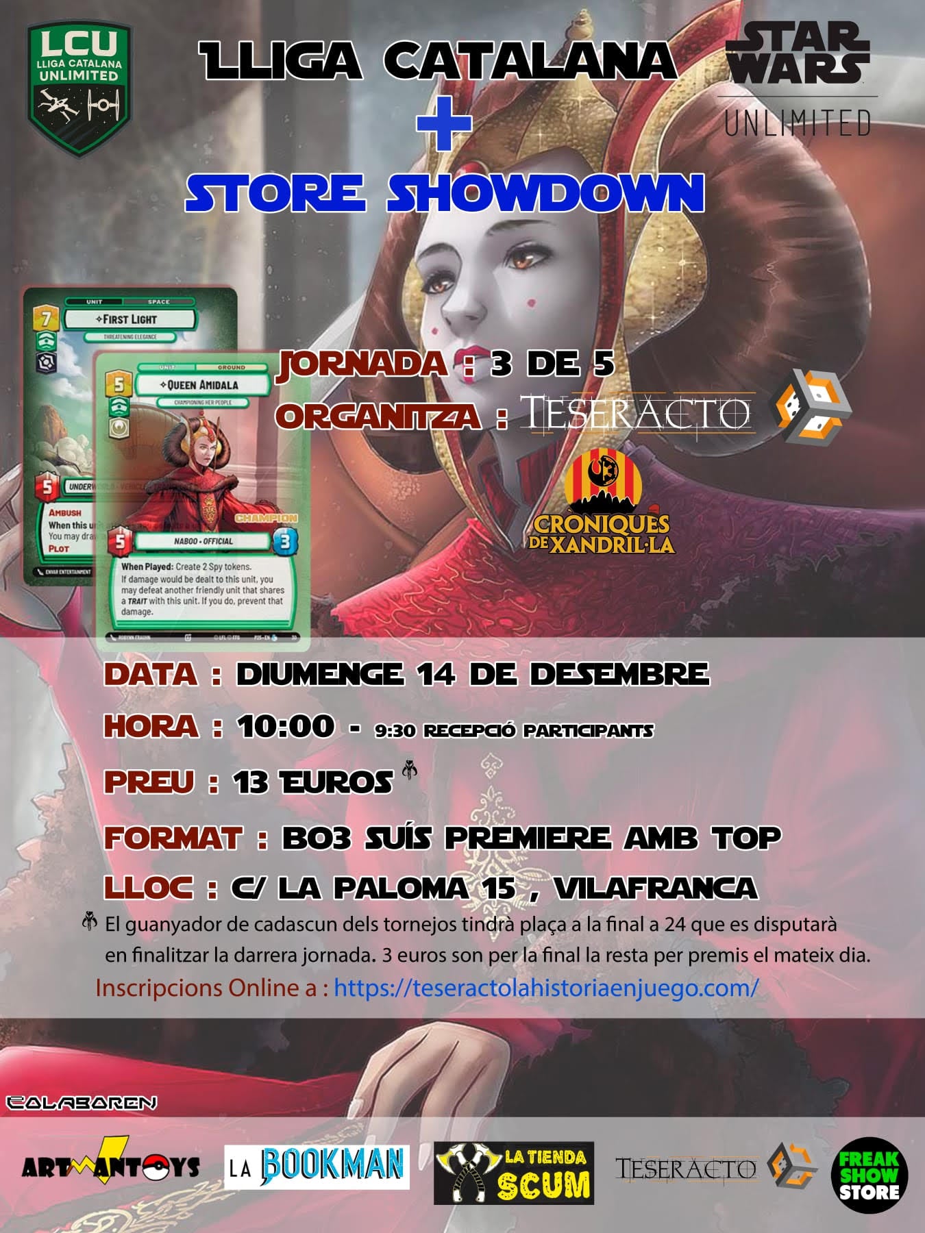 SWU: Secrets of Power Showdown + Liga Catalana